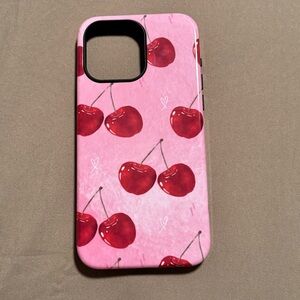 iPhone 15 PRO MAX Pink Cherry Case